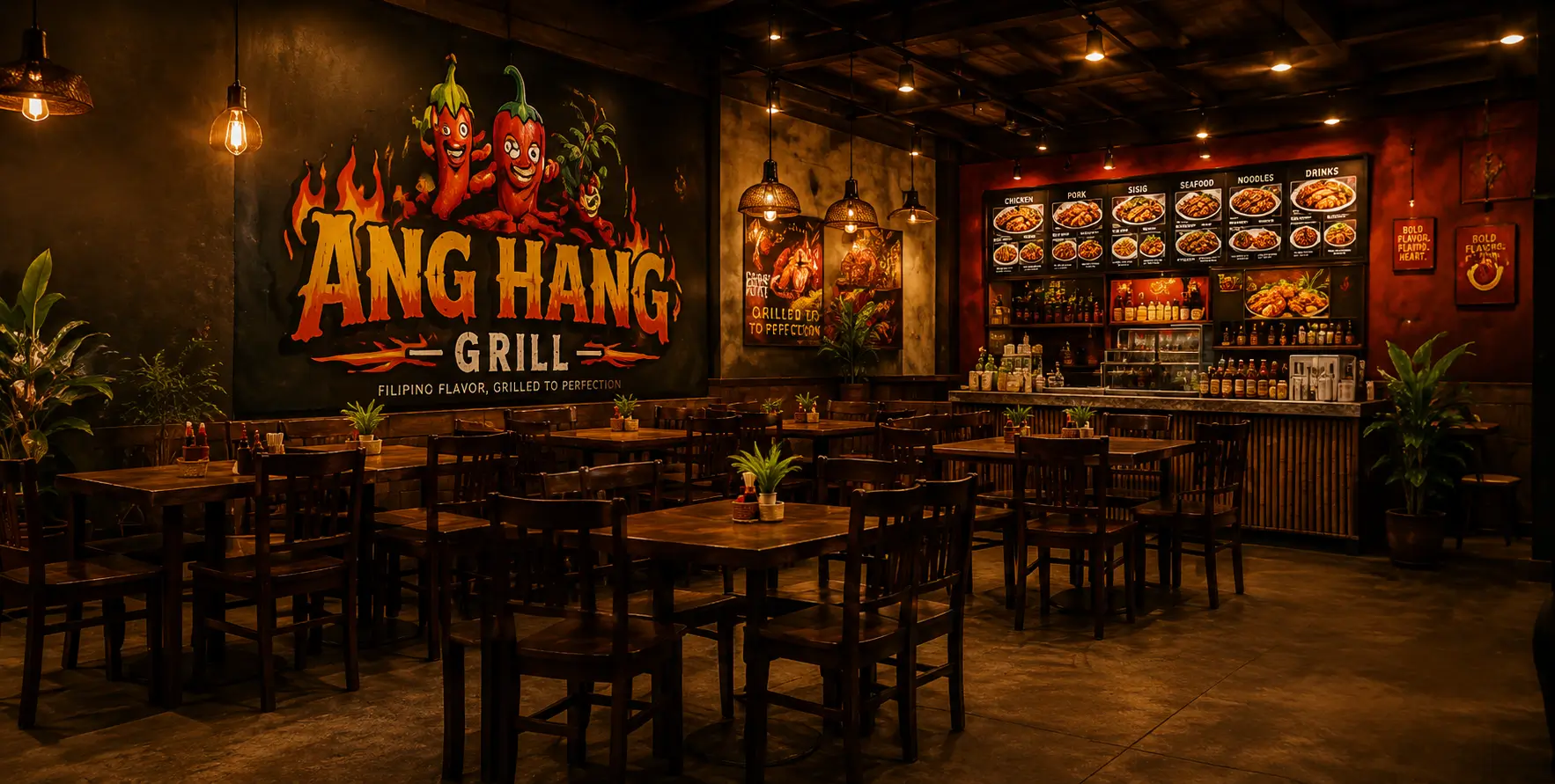 Ang Hang Grill restaurant interior