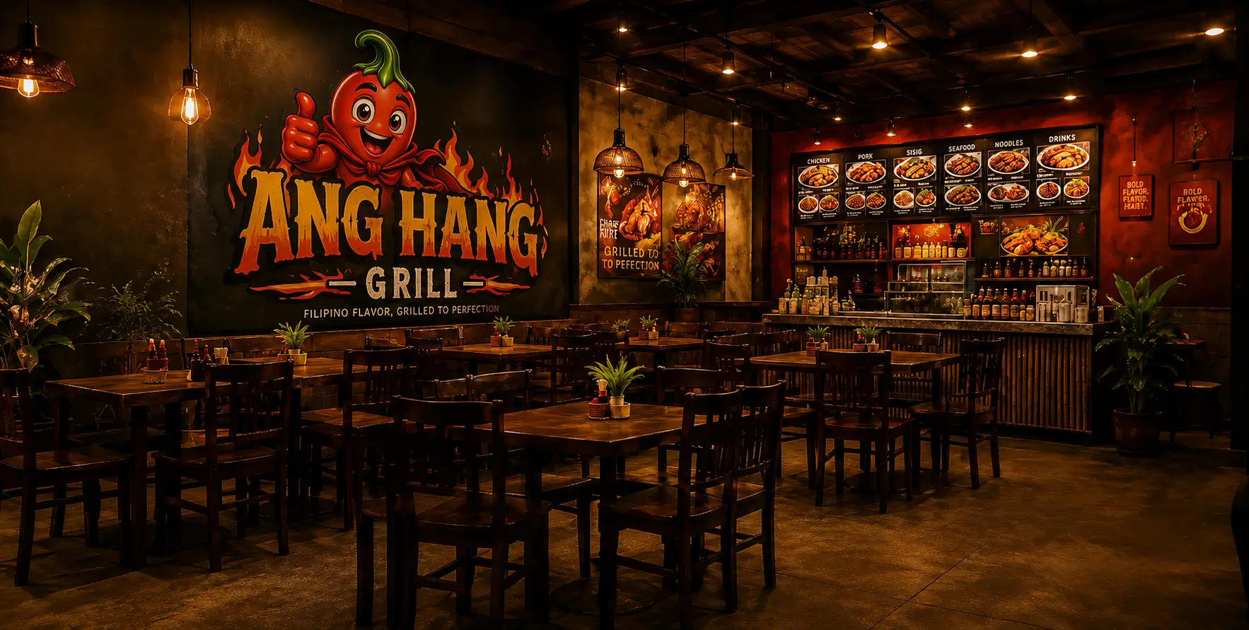 Ang Hang Grill restaurant interior